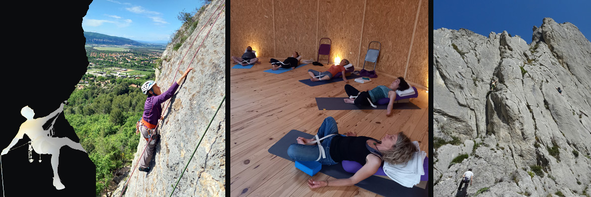 stage yoga escalade alpes haute provence